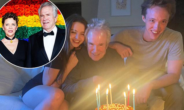 Warren Beatty is 85! The actor celebrates with wife Annette Bening and their four children – Daily Mail