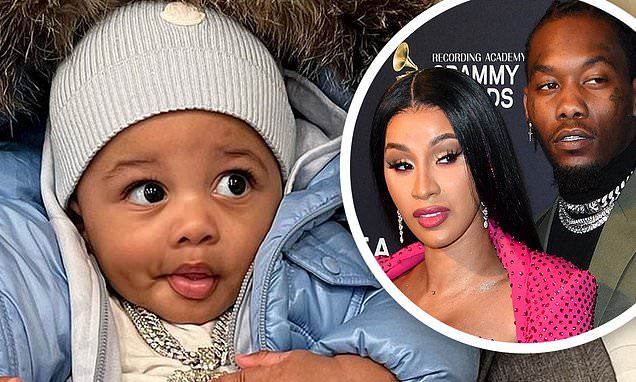 Meet Wave Set Cephus! Cardi B and Offset share first pictures of sons face and reveal unusual name – Daily Mail