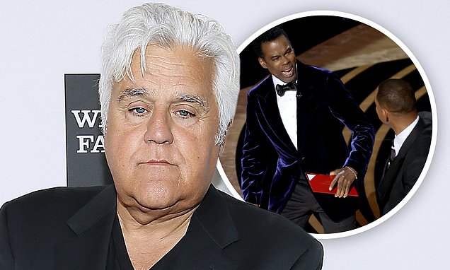 Jay Leno refers to Will Smiths slap of Chris Rock as the most recorded assault in history – Daily Mail