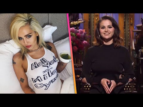 Miley Cyrus REACTS to Selena Gomezs SNL Impression – Entertainment Tonight