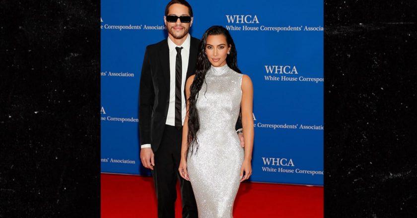 Pete Davidson & Kim K Hit the White House Correspondents Dinner – TMZ