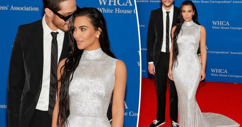 Kim Kardashian, Pete Davidson make red carpet debut at WH correspondents dinner – Page Six