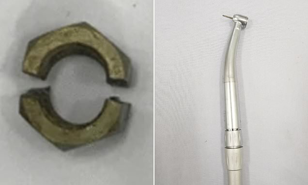 Vietnamese man, 24, needed to get a 2cm-thick steel nut DRILLED off his strangled penis – Daily Mail