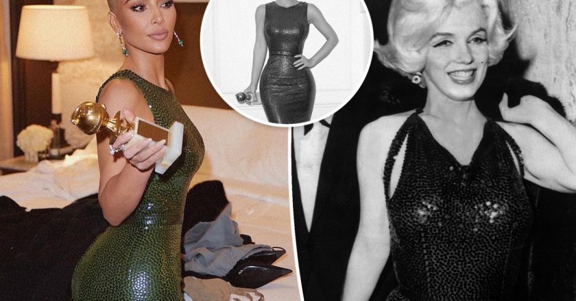 Kim Kardashian changed into another Marilyn Monroe dress after Met Gala 2022 – Page Six