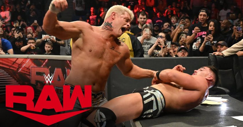 Cody Rhodes vs. Theory – United States Title Match: Raw, May 9, 2022 – WWE