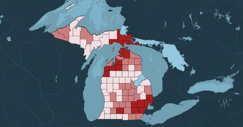 COVID: 16 Michigan counties at high community levels; CDC says mask up – Detroit News