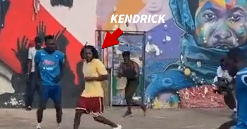 Kendrick Lamar Plays Soccer in Africa After Album Release – TMZ